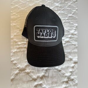 NEW 2024 TaylorMade Retro Trucker Black Snapback Golf Hat/Cap